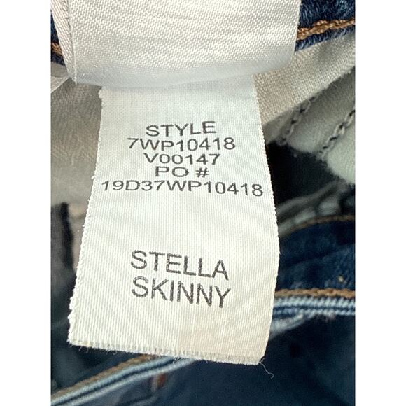 Lucky Brand Stella Skinny Jeans 6/28 Ankle Destroyed Distressed Raw Hem - Picture 7 of 9